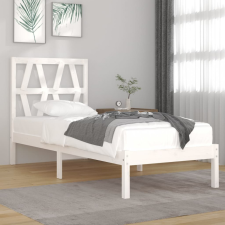 vidaXL fehér tömör fenyőfa ágykeret 90x200 cm ágy és ágykellék