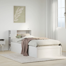 vidaXL fehér tömör fenyőfa ágykeret matrac nélkül 90 x 190 cm ágy és ágykellék