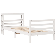 vidaXL fehér tömör fenyőfa ágykeret matrac nélkül 90 x 190 cm (3305813) ágy és ágykellék