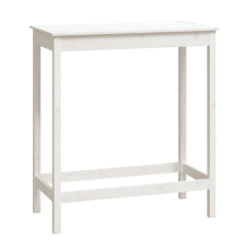 vidaXL fehér tömör fenyőfa bárasztal 100 x 50 x 110 cm (833266) bútor