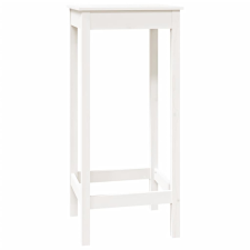 vidaXL fehér tömör fenyőfa bárasztal 50 x 50 x 110 cm (833264) bútor