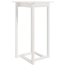 vidaXL fehér tömör fenyőfa bárasztal 60 x 60 x 110 cm (822178) bútor