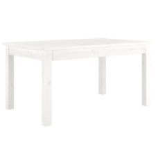 vidaXL fehér tömör fenyőfa dohányzóasztal 80 x 50 x 40 cm (814280) bútor