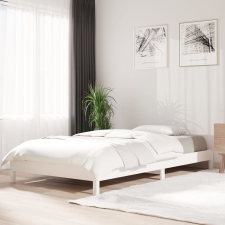 vidaXL fehér tömör fenyőfa egymásra rakható ágy 90x200 cm ágy és ágykellék