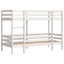vidaXL fehér tömör fenyőfa emeletes ágy 75x190 cm ágy és ágykellék