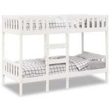 vidaXL fehér tömör fenyőfa emeletes ágy 75x190 cm ágy és ágykellék