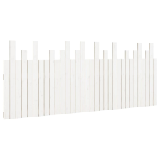vidaXL fehér tömör fenyőfa fali fejtámla 204x3x80 cm (824779) ágy és ágykellék