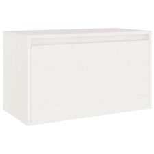 vidaXL fehér tömör fenyőfa faliszekrény 60 x 30 x 35 cm (813447) bútor
