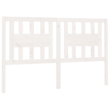 vidaXL fehér tömör fenyőfa fejtámla 141 x 4 x 100 cm (818666) ágy és ágykellék