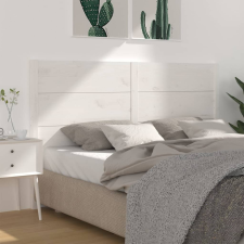 vidaXL fehér tömör fenyőfa fejtámla 206 x 4 x 100 cm ágy és ágykellék