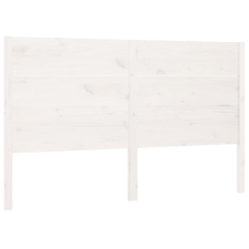 vidaXL fehér tömör fenyőfa fejtámla 206 x 4 x 100 cm (818741) ágy és ágykellék