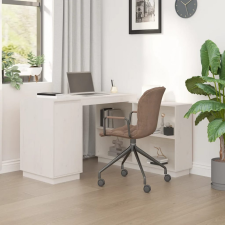 vidaXL fehér tömör fenyőfa íróasztal 110x50x75 cm íróasztal