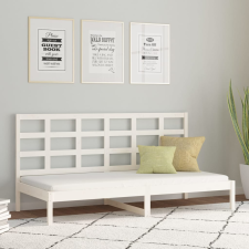 vidaXL fehér tömör fenyőfa kanapéágy 80 x 200 cm ágy és ágykellék