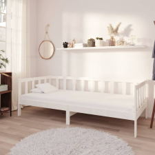 vidaXL fehér tömör fenyőfa kanapéágy 90 x 200 cm ágy és ágykellék