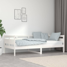 vidaXL fehér tömör fenyőfa kanapéágy 90 x 200 cm ágy és ágykellék
