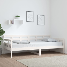 vidaXL fehér tömör fenyőfa kanapéágy 90 x 200 cm ágy és ágykellék