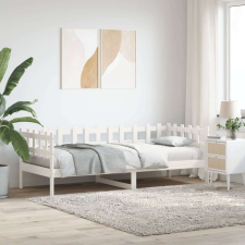 vidaXL fehér tömör fenyőfa kanapéágy 90 x 200 cm ágy és ágykellék