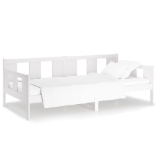 vidaXL fehér tömör fenyőfa kanapéágy 90 x 200 cm (820268) ágy és ágykellék