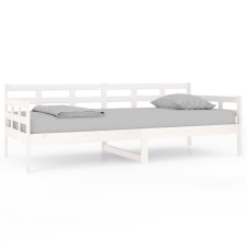 vidaXL fehér tömör fenyőfa kanapéágy 90 x 200 cm (820358) ágy és ágykellék