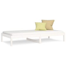 vidaXL fehér tömör fenyőfa kanapéágy 90 x 200 cm (820413) ágy és ágykellék