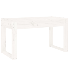 vidaXL fehér tömör fenyőfa kerti pad 80x38x45 cm (825087) kerti bútor