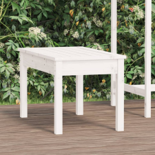 vidaXL Fehér tömör fenyőfa kerti pad 80x44x45 cm kerti bútor