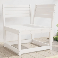 vidaXL Fehér tömör fenyőfa kerti sarokkanapé 73 x 73 x 78 cm kerti bútor