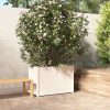 vidaXL fehér tömör fenyőfa kerti virágtartó 100 x 50 x 70 cm