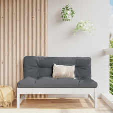 vidaXL fehér tömör fenyőfa középső kanapé 120 x 80 cm kerti bútor
