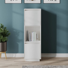 vidaXL fehér tömör fenyőfa magasszekrény 38 x 35 x 117 cm bútor