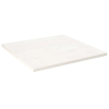 vidaXL fehér tömör fenyőfa ovális asztallap 80x80x2,5 cm