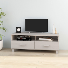 vidaXL fehér tömör fenyőfa TV-szekrény 106 x 40 x 40 cm bútor