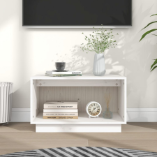 vidaXL fehér tömör fenyőfa TV-szekrény 60x35x35 cm bútor