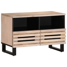 vidaXL fehér tömör mangófa TV-szekrény 70 x 34 x 46 cm bútor