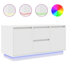 vidaXL fehér TV-szekrény LED-lámpákkal 100x41x50 cm (861409) bútor