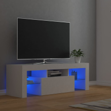 vidaXL fehér TV-szekrény LED-lámpákkal 120 x 35 x 40 cm bútor