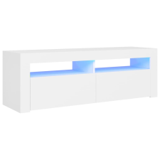 vidaXL fehér TV-szekrény LED-lámpákkal 120 x 35 x 40 cm (804310) bútor