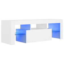 vidaXL fehér TV-szekrény LED-lámpákkal 120 x 35 x 40 cm (804346) bútor