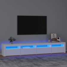 vidaXL fehér TV-szekrény LED-lámpákkal 240x35x40 cm bútor