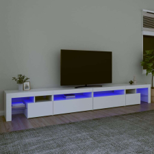 vidaXL fehér TV-szekrény LED-lámpákkal 290x36,5x40 cm bútor