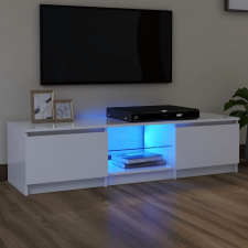 vidaXL fehér TV-szekrény LED-világítással 140 x 40 x 35,5 cm bútor