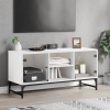 vidaXL Fehér TV-szekrény üvegajtókkal 102 x 37 x 50 cm