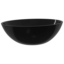 vidaXL fehér üveg fekete 50 x 37 x 14 cm (345249) szaniter