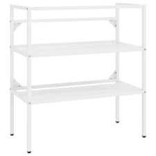 vidaXL fehér vas fürdőszobai mosdókagylókeret 79 x 38 x 83 cm (338486) fürdőszoba bútor