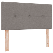 vidaXL Fejtámla Gombos Tájékkal Taupe 80 cm Szövet (42007115) ágy és ágykellék