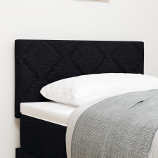 vidaXL Fejtámla Gyémánt Blokkok Design Fekete 80 cm Szövet ágy és ágykellék