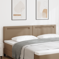 vidaXL Fejtámla Sima Design Cappuccino 200 cm Műbőr ágy és ágykellék