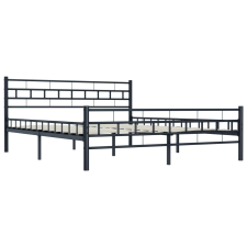 vidaXL fekete acél ágykeret 200 x 200 cm (285281) ágy és ágykellék
