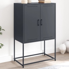vidaXL fekete acél TV-szekrény 68 x 39 x 60,5 cm bútor