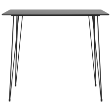 vidaXL fekete bárasztal 120x60x105 cm (248143) bútor